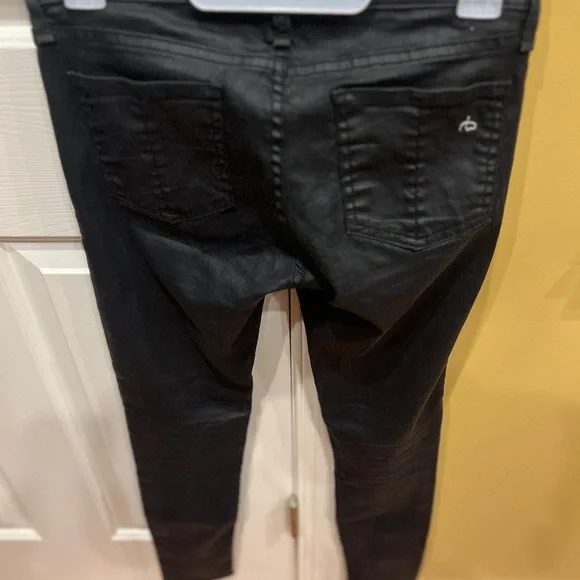 RAG & BONE~ Black Women Stretchy Jeggings/Leggings - Picture 1 of 10